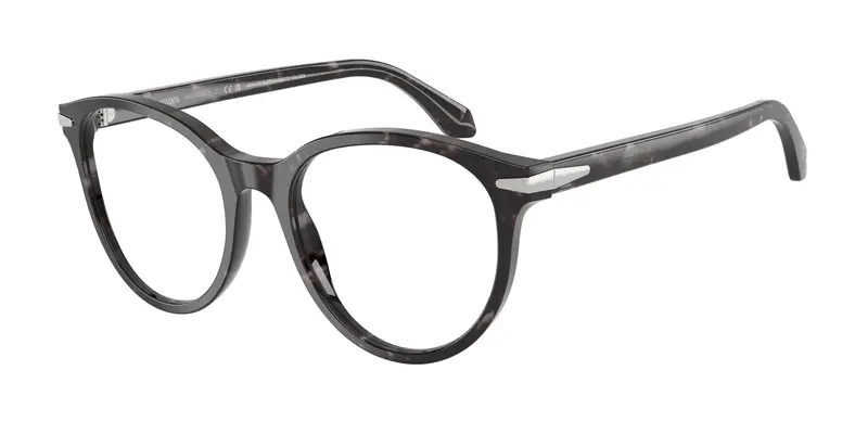 Giorgio Armani Donna AR7279  6236 Montature da vista Acetato Tartaruga Trasparente Rotonda Normale