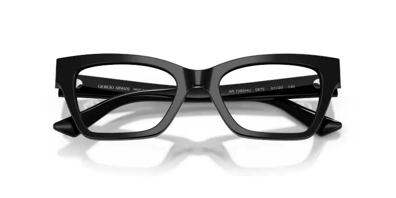 Donna AR7285HU 5875 Montature da vista Acetato Nero Trasparente Cat Eye Normale miniatura 2