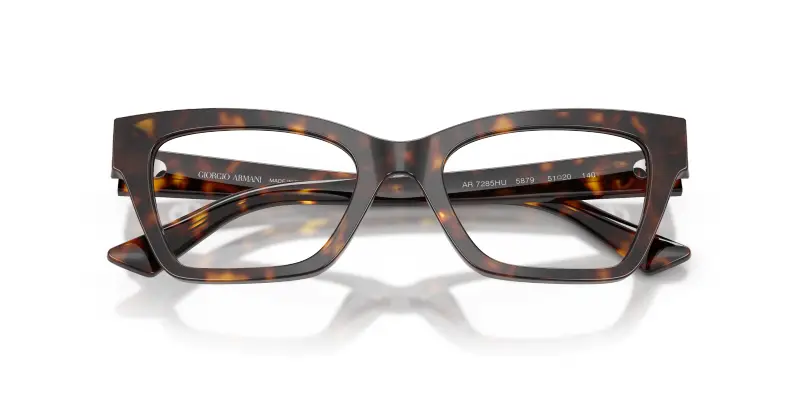 Donna AR7285HU 5879 Montature da vista Acetato Tartaruga Trasparente Cat Eye Normale miniatura 2
