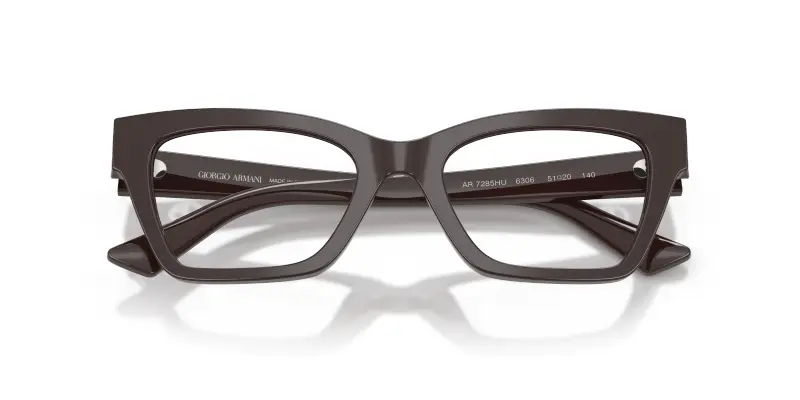 Donna AR7285HU 6306 Montature da vista Acetato Viola Trasparente Cat Eye Normale miniatura 2