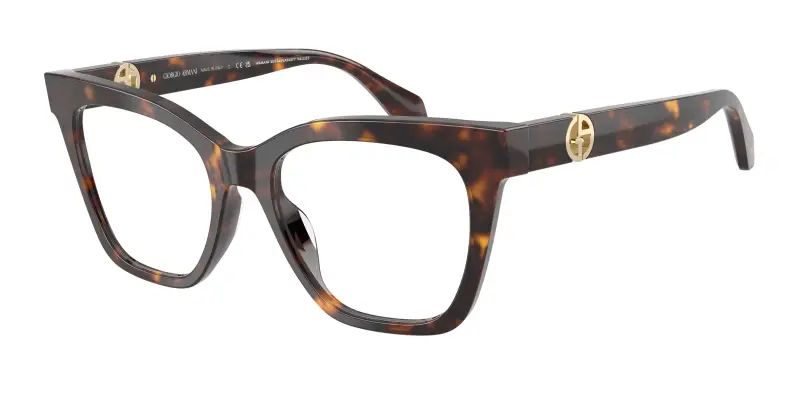 Donna AR7286U 5879 Montature da vista Acetato Tartaruga Trasparente Cat Eye Normale