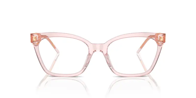 Donna Giorgio Armani AR7257U 6073 Montature da vista Acetato Rosa Trasparente Cat Eye Normale miniatura 3
