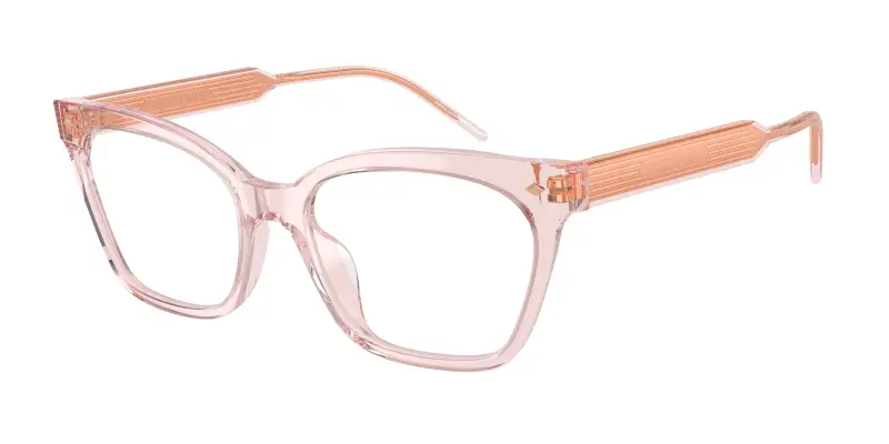 Donna Giorgio Armani AR7257U 6073 Montature da vista Acetato Rosa Trasparente Cat Eye Normale