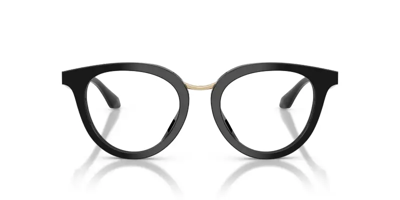 Donna Giorgio Armani AR7289U 5017 Montature da vista Acetato Nero Trasparente Rotonda Normale miniatura 3