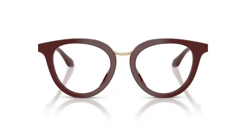 Donna Giorgio Armani AR7289U 6399 Montature da vista Acetato Viola Trasparente Rotonda Normale miniatura 3