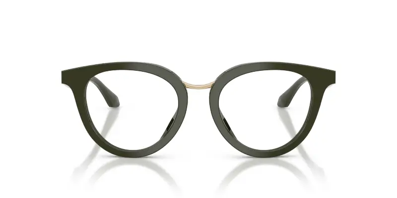 Donna Giorgio Armani AR7289U 6400 Montature da vista Acetato Verde Trasparente Rotonda Normale miniatura 3