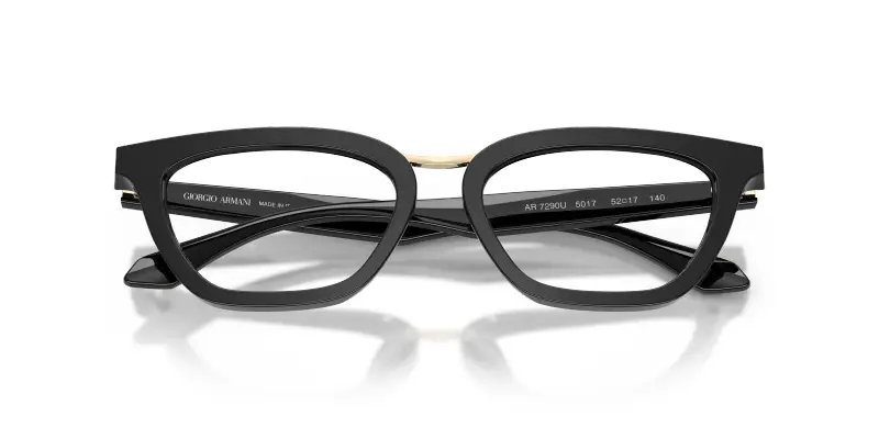 Donna Giorgio Armani AR7290U 5017 Montature da vista Acetato Nero Trasparente Farfalla Normale miniatura 2
