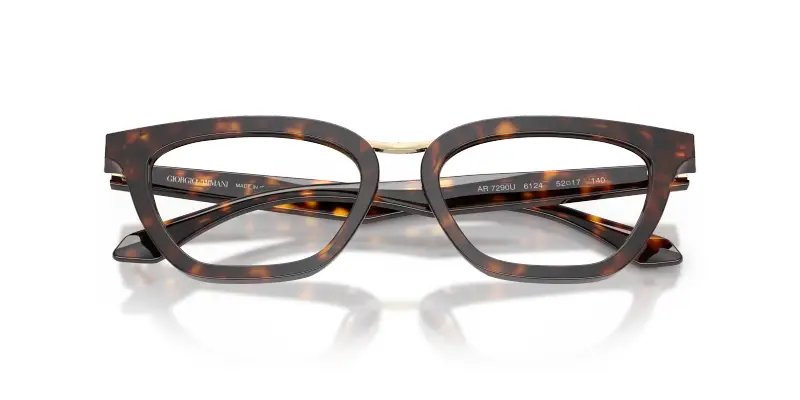 Donna Giorgio Armani AR7290U 6124 Montature da vista Acetato Tartaruga Trasparente Farfalla Normale miniatura 2