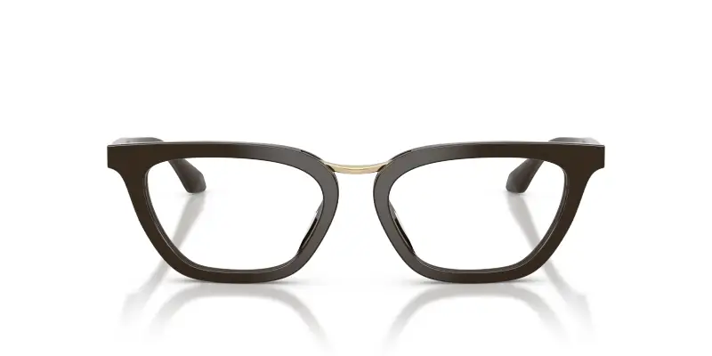 Donna Giorgio Armani AR7290U 6398 Montature da vista Acetato Marrone Trasparente Farfalla Normale miniatura 3