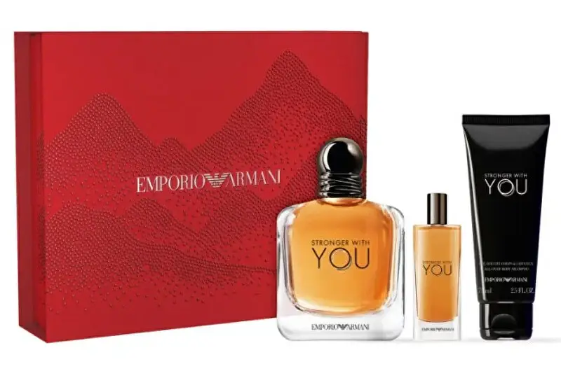 Emporio Armani Stronger With You - EDT 100 ml + EDT 15 ml + gel doccia 75 ml
