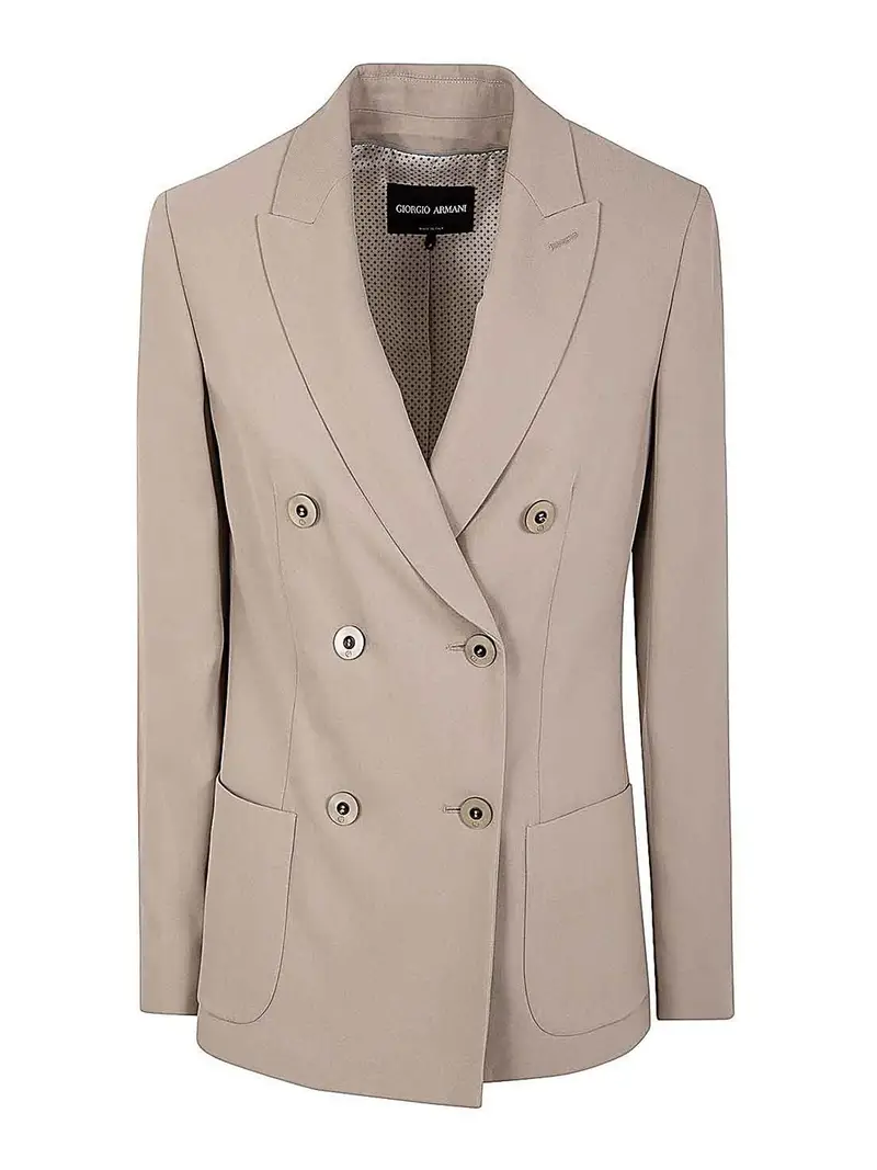 Giacca doppiopetto Bianco