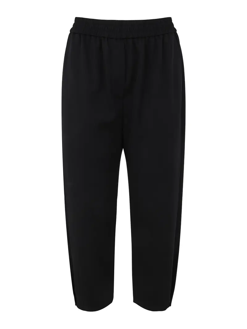 Pantaloni cropped Nero