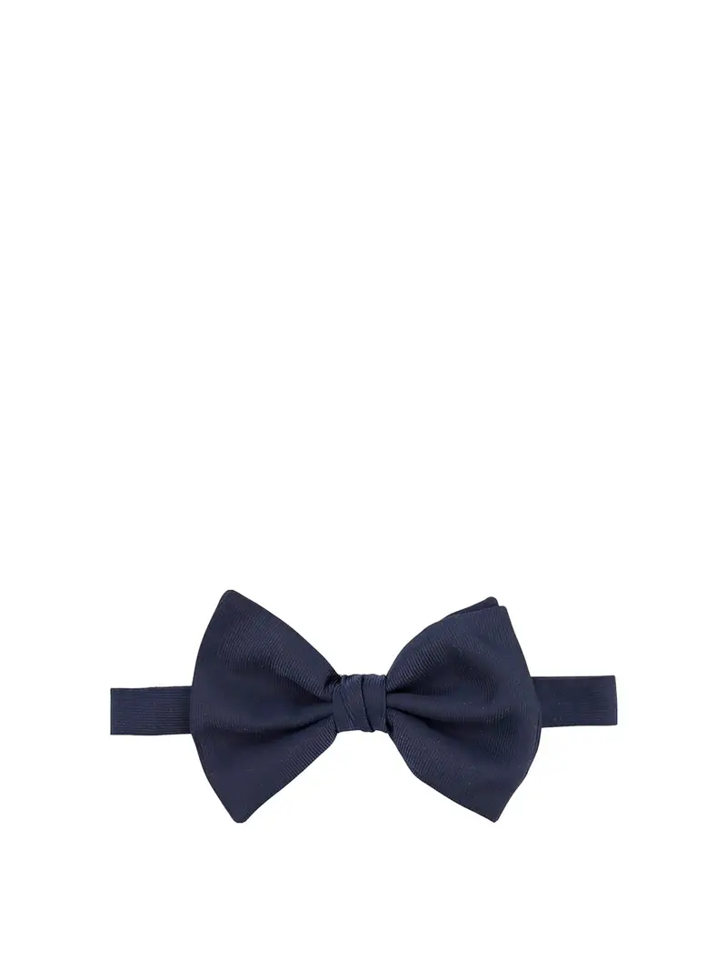 Papillon in seta Blu