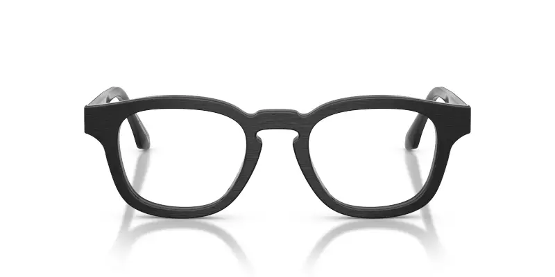 Unisex Giorgio Armani AR7291U 5009 Montature da vista Acetato Nero Trasparente Pillow Normale miniatura 3