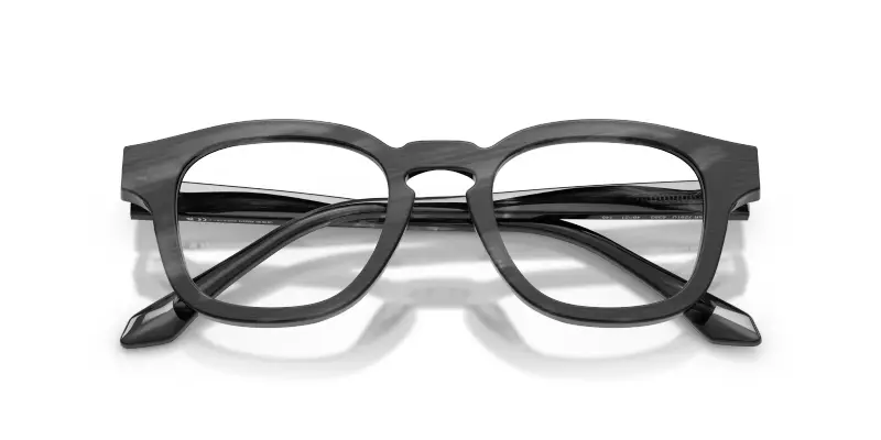 Unisex Giorgio Armani AR7291U 6393 Montature da vista Acetato Tartaruga Trasparente Pillow Normale miniatura 2