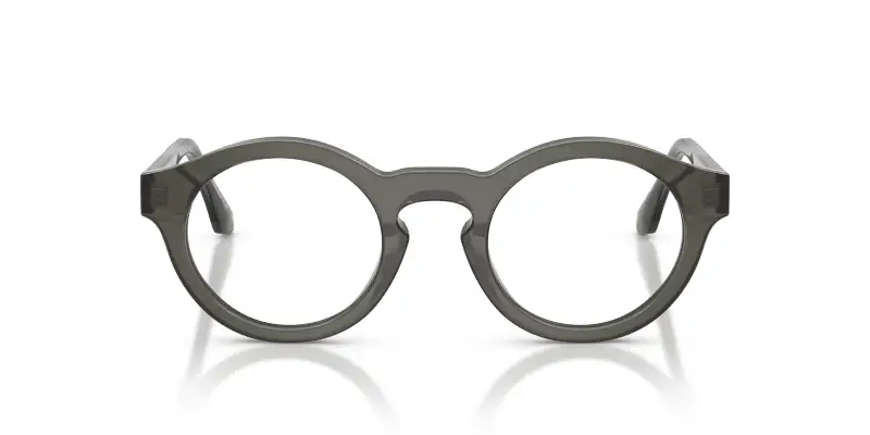 Unisex Giorgio Armani AR7292U 6396 Montature da vista Acetato Verde Trasparente Pantos Normale miniatura 3