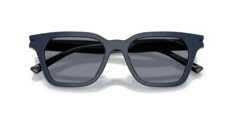 Unisex Giorgio Armani AR8251U 603919 Occhiali da sole Acetato Blu Blu Pillow Normale miniatura 2