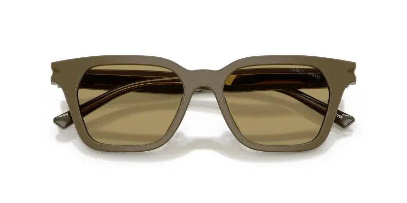 Unisex Giorgio Armani AR8251U 6401/2 Occhiali da sole Acetato Verde Verde Pillow Normale miniatura 2