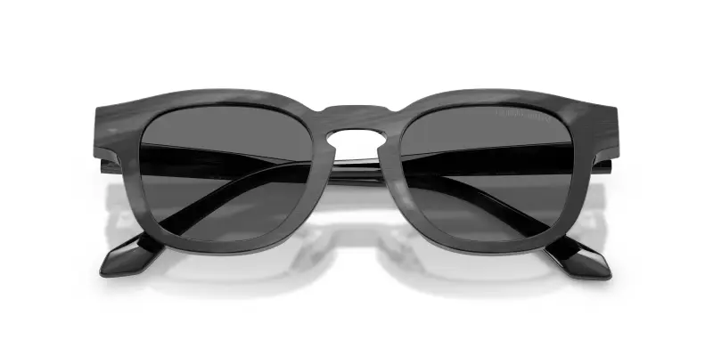 Unisex Giorgio Armani AR8254U 639387 Occhiali da sole Acetato Tartaruga Grigio Pillow Normale miniatura 2