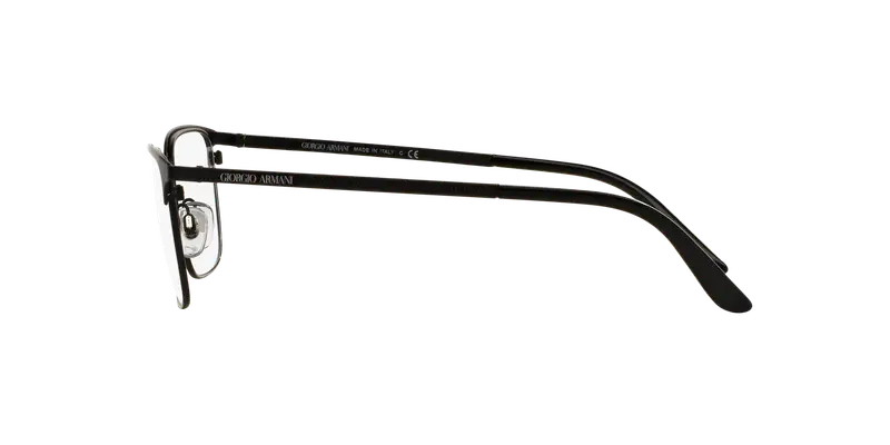 Giorgio Armani Uomo AR5054 3001 Montature da vista Metallo Nero Trasparente Squadrata Normale miniatura 2