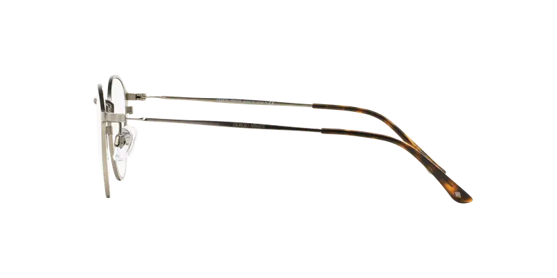 Giorgio Armani Uomo AR5055TD 3003 Montature da vista Titanio Grigio Trasparente Pantos Normale miniatura 2