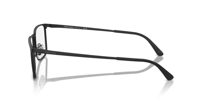 Giorgio Armani Uomo AR5080 3001 Montature da vista Metallo Nero Trasparente Squadrata Normale miniatura 3