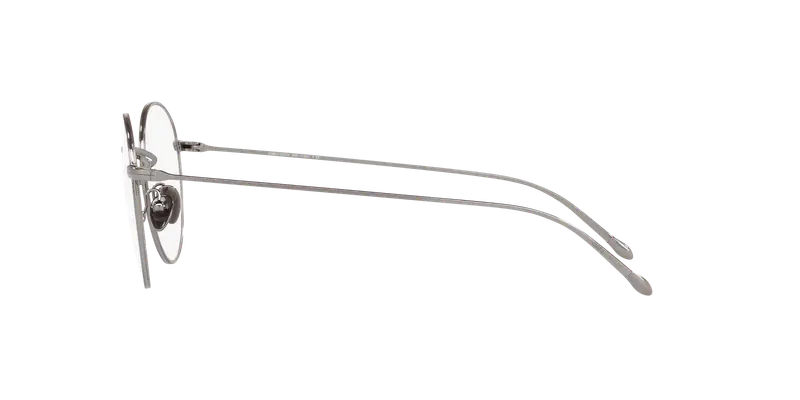 Giorgio Armani Uomo AR5095 3010 Montature da vista Metallo Grigio Trasparente Rotonda Normale miniatura 2