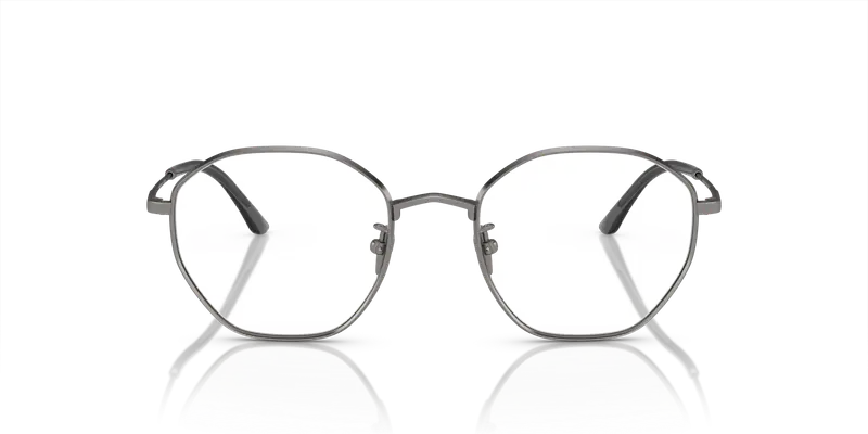 Giorgio Armani Uomo AR5139 3003 Montature da vista Metallo Grigio Trasparente Squadrata Normale miniatura 2