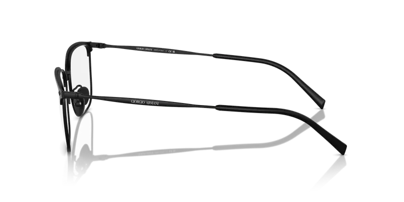 Giorgio Armani Uomo AR5143 3001 Montature da vista Acciaio Nero Trasparente Squadrata Normale miniatura 3