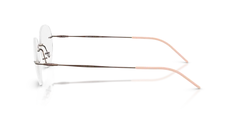 Giorgio Armani Uomo AR5147 3006 Montature da vista Metallo Bronzo Trasparente Pantos Normale miniatura 3