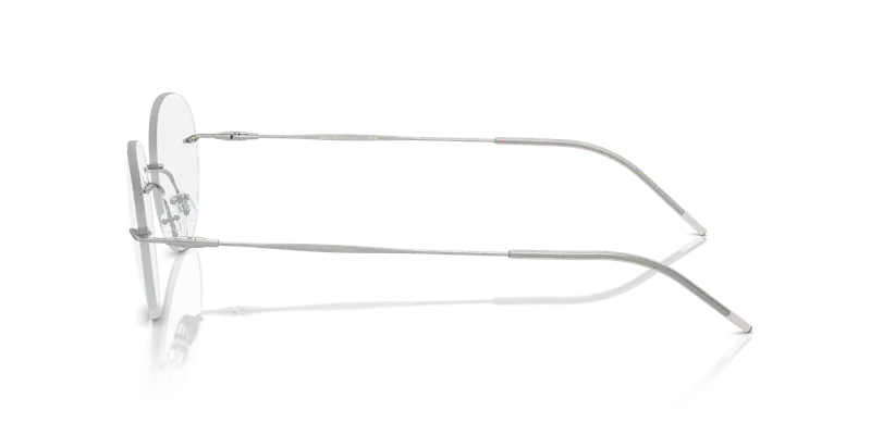 Giorgio Armani Uomo AR5147 3045 Montature da vista Metallo Argento Trasparente Pantos Normale miniatura 3