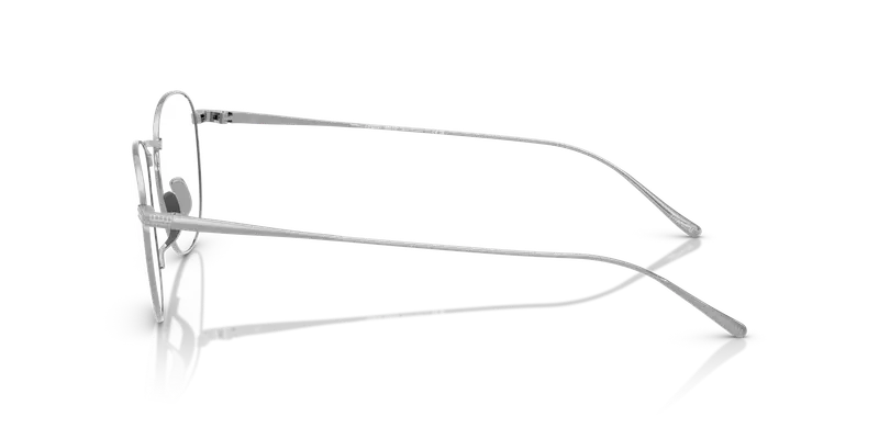 Giorgio Armani Uomo AR5148T 3387 Montature da vista Titanio Argento Trasparente Pantos Normale miniatura 3