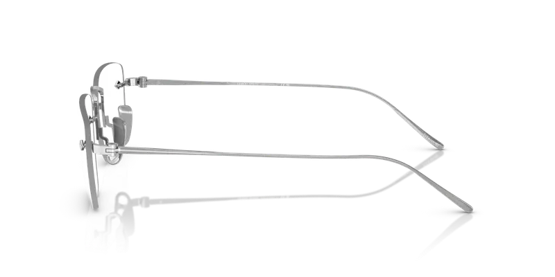 Giorgio Armani Uomo AR5149T 3387 Montature da vista Titanio Argento Trasparente Pillow Normale miniatura 3