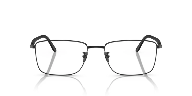 Giorgio Armani Uomo AR5150 3001 Montature da vista Acciaio Nero Trasparente Squadrata Normale miniatura 2