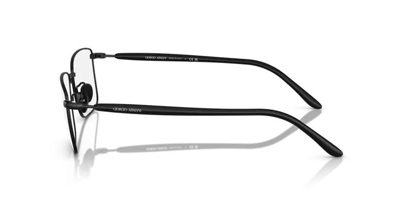 Giorgio Armani Uomo AR5150 3001 Montature da vista Acciaio Nero Trasparente Squadrata Normale miniatura 3