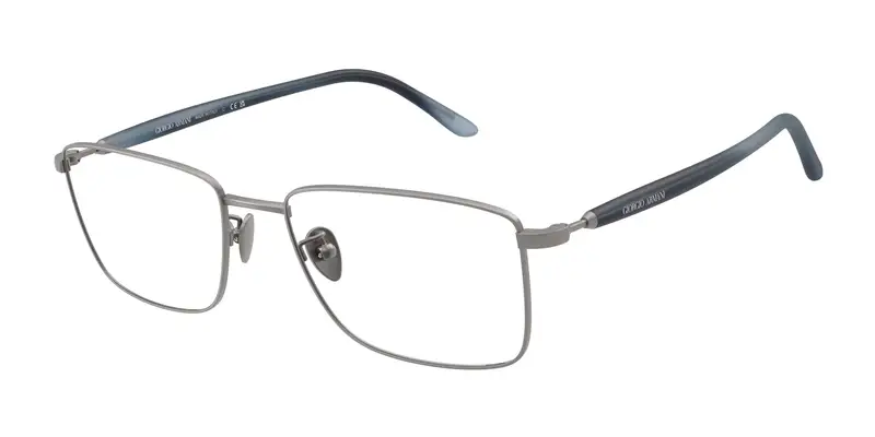 Giorgio Armani Uomo AR5150  3003 Montature da vista Acciaio Grigio Trasparente Squadrata Normale