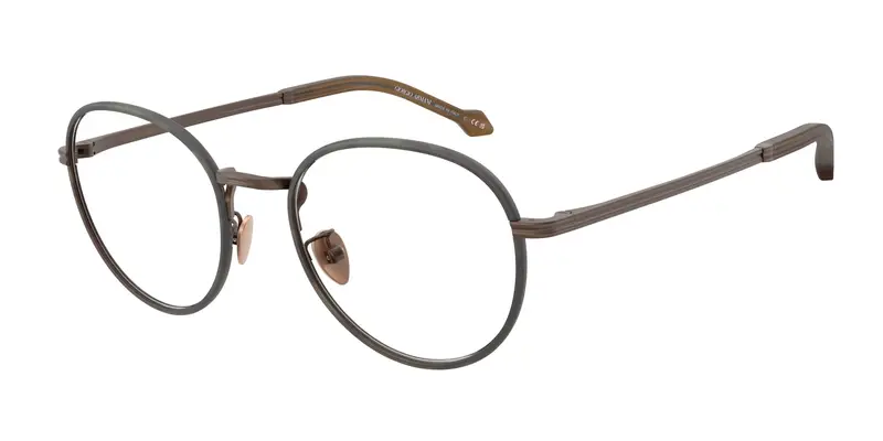 Giorgio Armani Uomo AR5151J  3006 Montature da vista Metallo Bronzo Trasparente Pantos Normale
