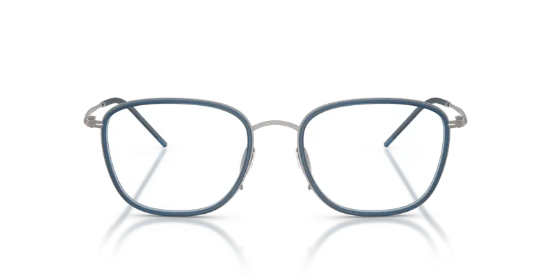 Giorgio Armani Uomo AR5154 3003 Montature da vista Metallo Grigio Trasparente Pillow Normale miniatura 2