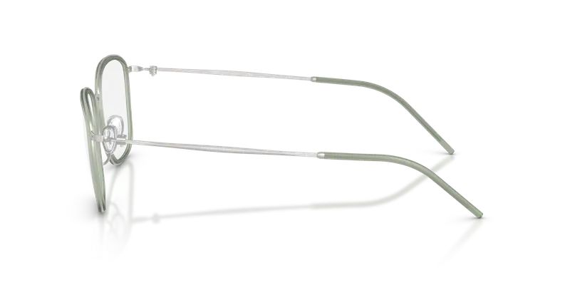 Giorgio Armani Uomo AR5154 3045 Montature da vista Metallo Argento Trasparente Pillow Normale miniatura 3
