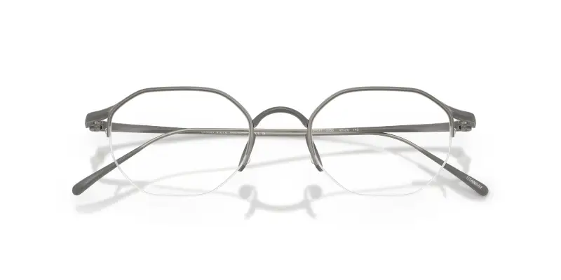 Uomo AR5157T 3356 Montature da vista Titanio Grigio Trasparente Pillow Normale miniatura 2