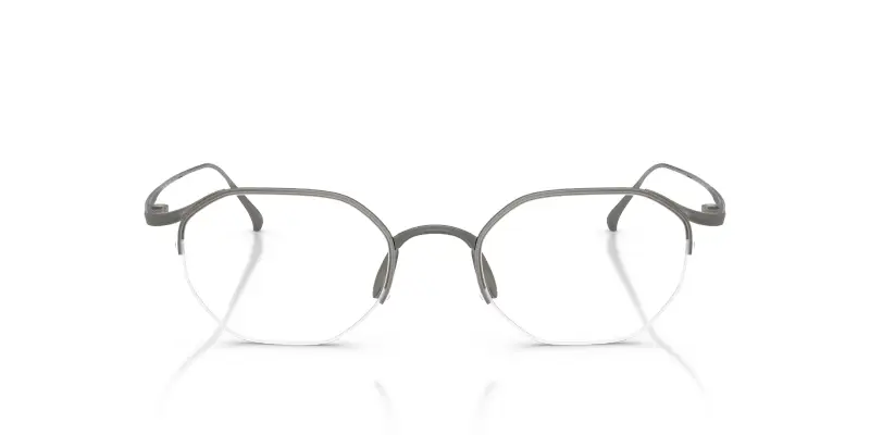 Uomo AR5157T 3356 Montature da vista Titanio Grigio Trasparente Pillow Normale miniatura 3