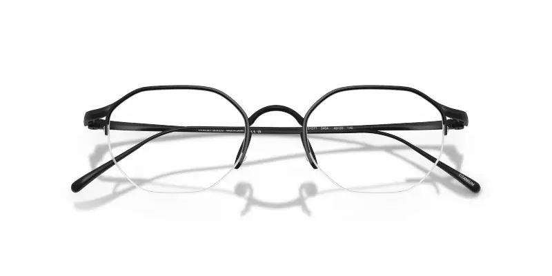 Uomo AR5157T 3404 Montature da vista Titanio Nero Trasparente Pillow Normale miniatura 2