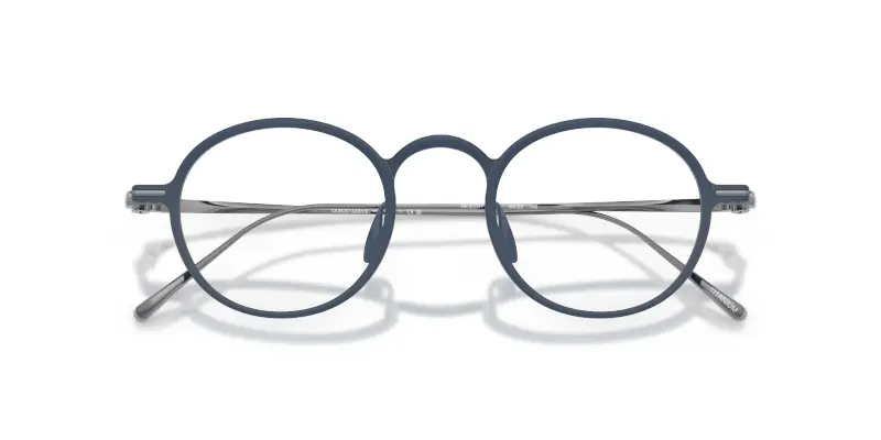 Uomo AR5159T 3405 Montature da vista Titanio Blu Trasparente Pantos Normale miniatura 2