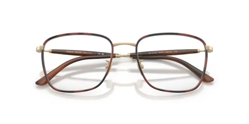 Uomo AR5160J 3415 Montature da vista Metallo Oro Trasparente Pillow Normale miniatura 2