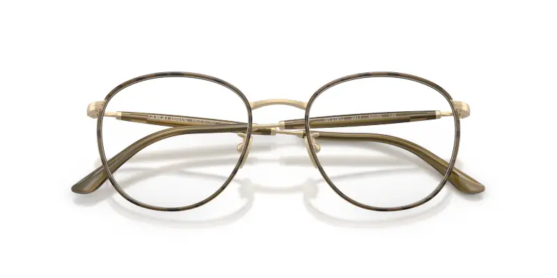 Uomo AR5161J 3417 Montature da vista Metallo Oro Trasparente Pantos Normale miniatura 2