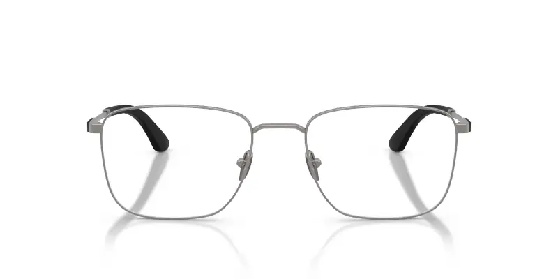 Uomo AR5162 3003 Montature da vista Metallo Grigio Trasparente Squadrata Normale miniatura 3
