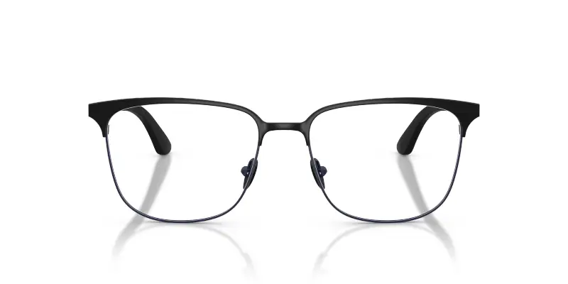 Uomo AR5163 3419 Montature da vista Metallo Nero Trasparente Pillow Normale miniatura 3