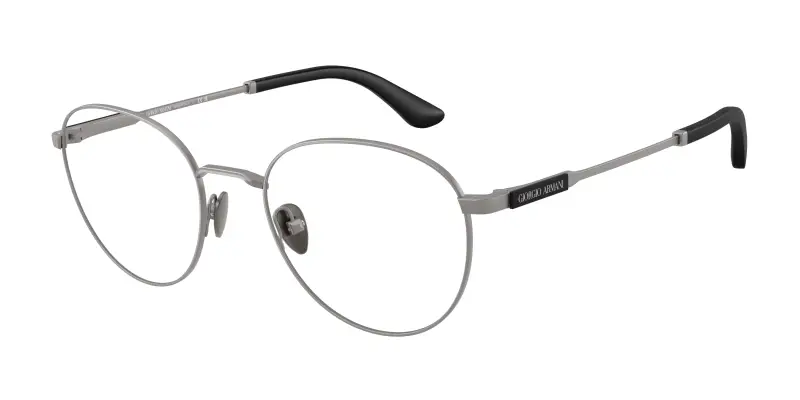 Uomo AR5164 3003 Montature da vista Metallo Grigio Trasparente Pantos Normale