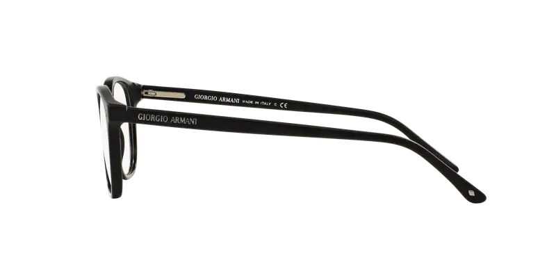 Giorgio Armani Uomo AR7074 5042 Montature da vista Acetato Nero Trasparente Pantos Normale miniatura 2