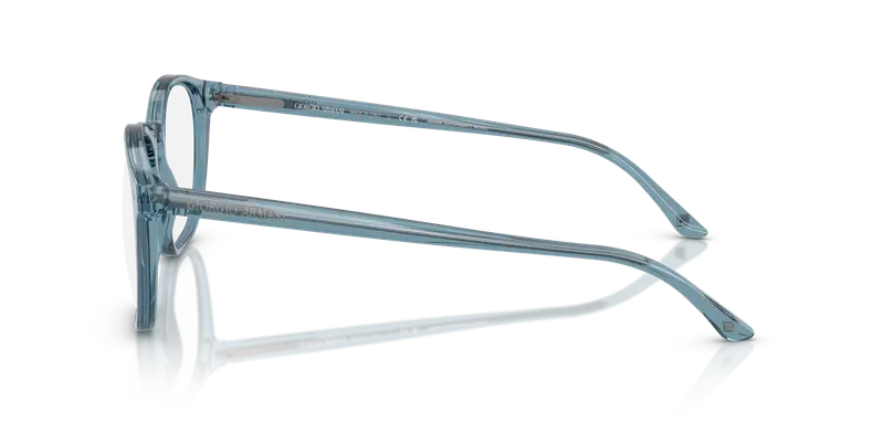 Giorgio Armani Uomo AR7074 6071 Montature da vista Acetato Blu Trasparente Pantos Normale miniatura 3